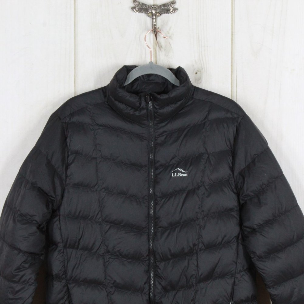 LL BEAN Downtek Down Puffer Winter Jacket Size M - Picture 2 of 10